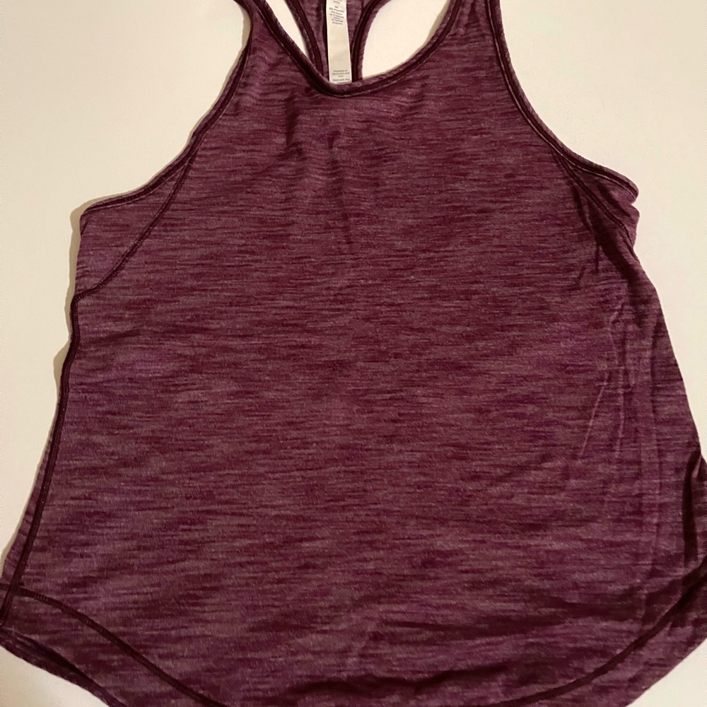 Lululemon Athletica Maroon Tank Top